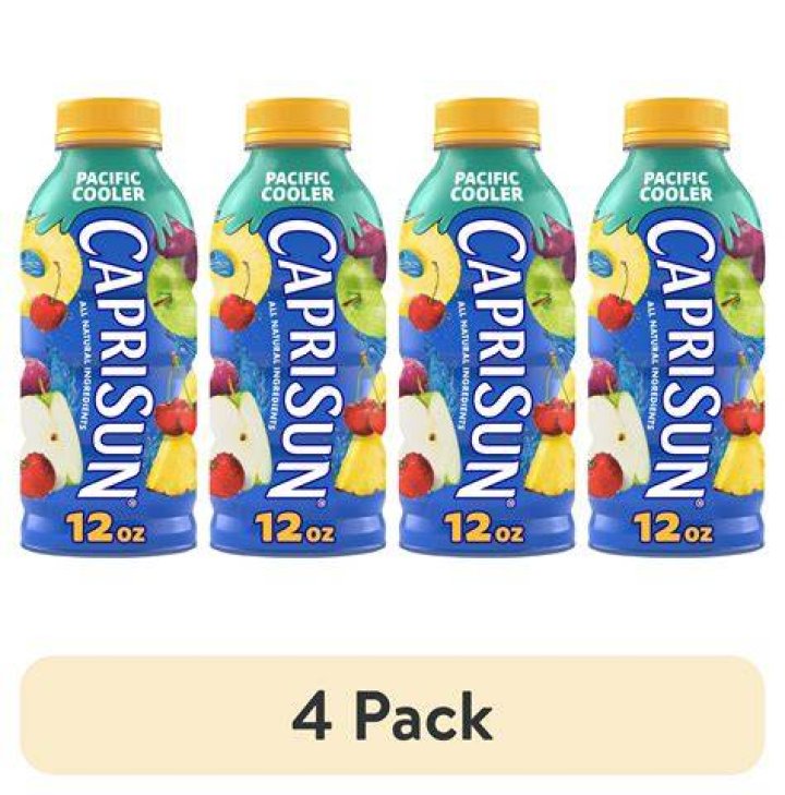 4 PACKS Capri Sun Juice Drink, Fruit Punch, 10Count, 6Ounce Pouches