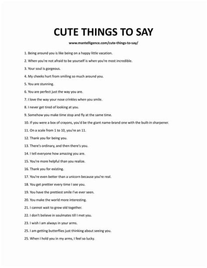 50 Cute Things to Say to Your Girlfriend Every Day &mdash; Best Life