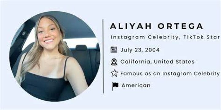 Aliyah Ortega Age, Wikipedia, Height, Husband, Boyfriend, Family