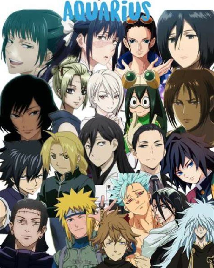 Aquarius anime characters Zodiac X facts X Talks Pinterest Anime