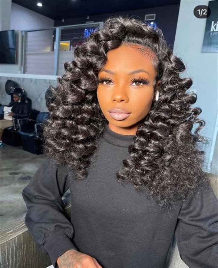 long curly quick weave Black hair tribe