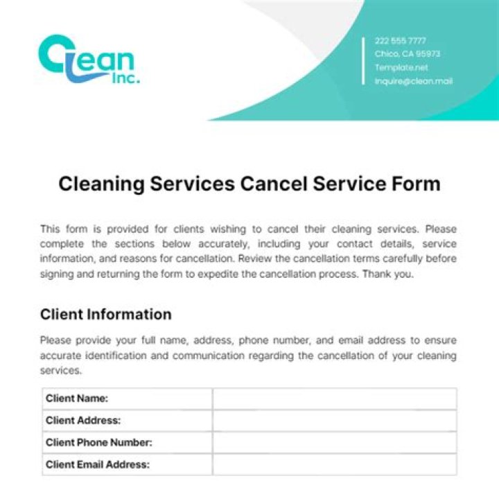 Online form to cancel your Nest subscription