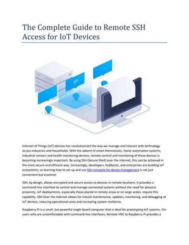Secure IoT Access: Remote SSH & Device Management Guide