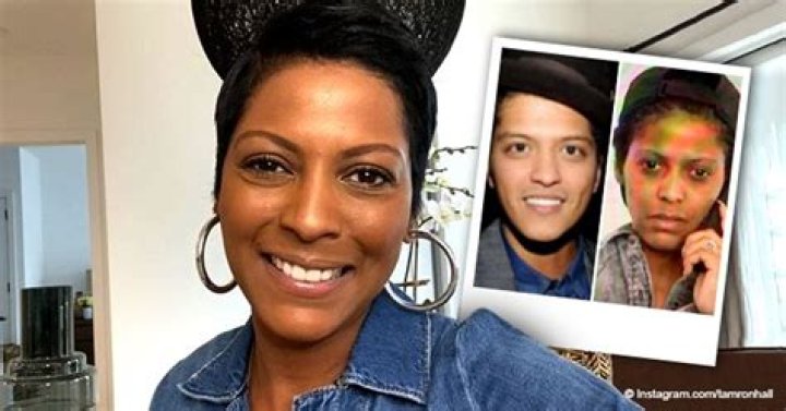 Tamron Hall Compares Herself to Bruno Mars in a Photo